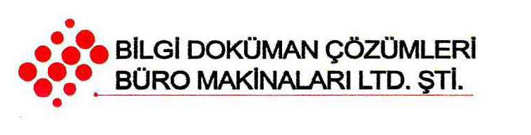 BİLGİ DOKÜMAN ÇÖZÜMLERİ BÜRO MAKİNALARI LİMİTED ŞİRKETİ Logosu